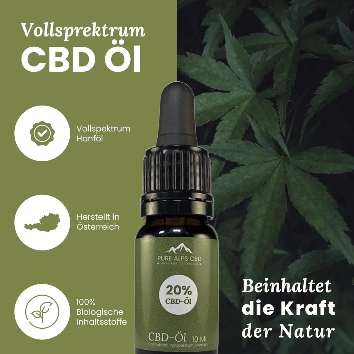 Pure Alps CBD Vollspektrum Öl