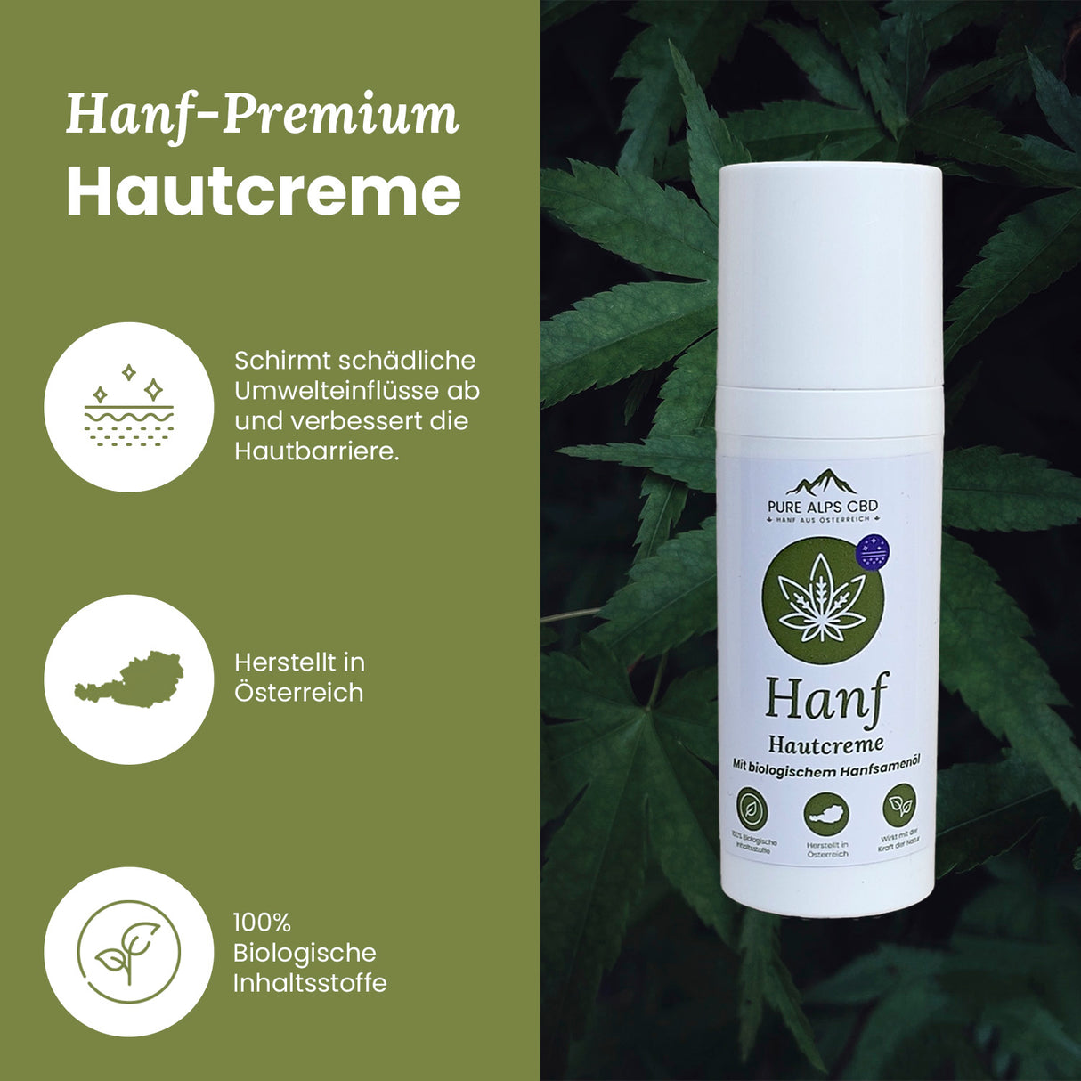 Pure Alps Hanf Hautcreme