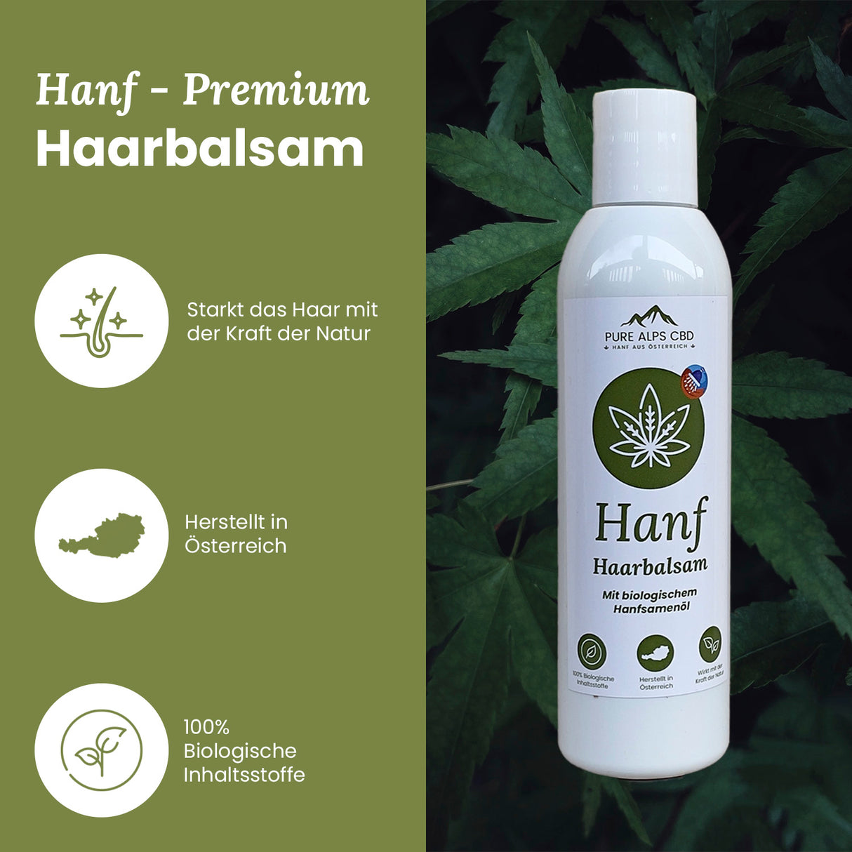 Pure Alps Hanf Haarbalsam
