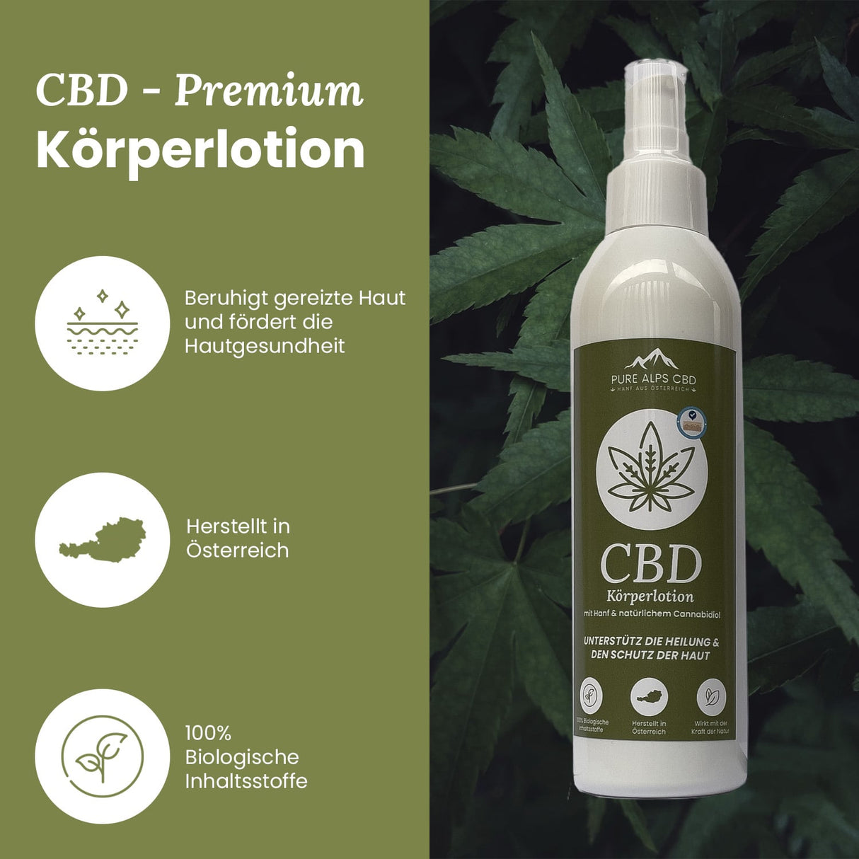 Pure Alps CBD Körperlotion