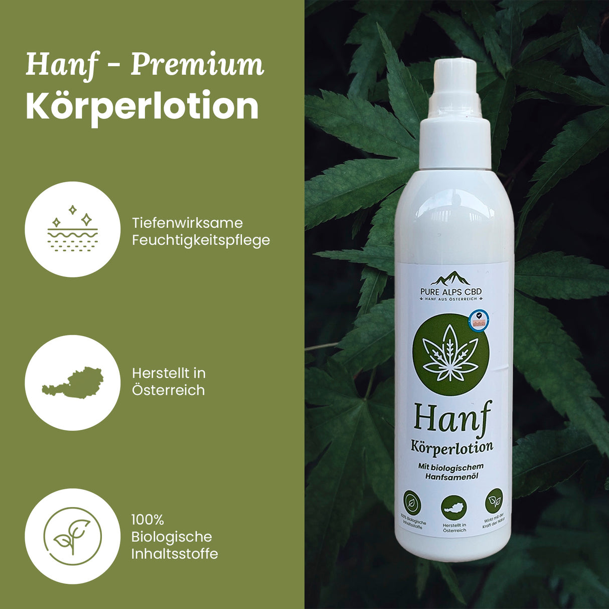 Pure Alps Hanf Bodylotion