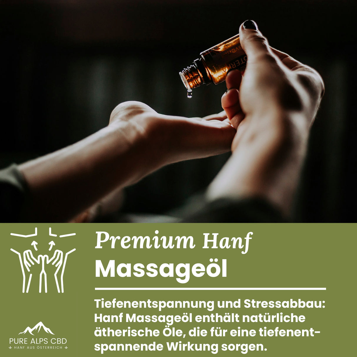 Pure Alps Hanf Massageöl