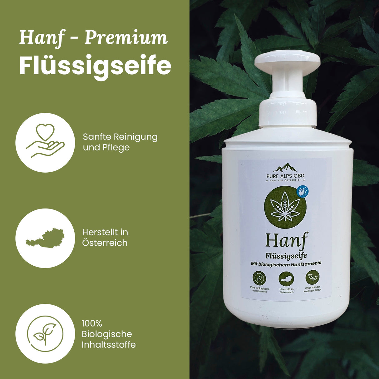 Pure Alps Hanf Flüssigseife